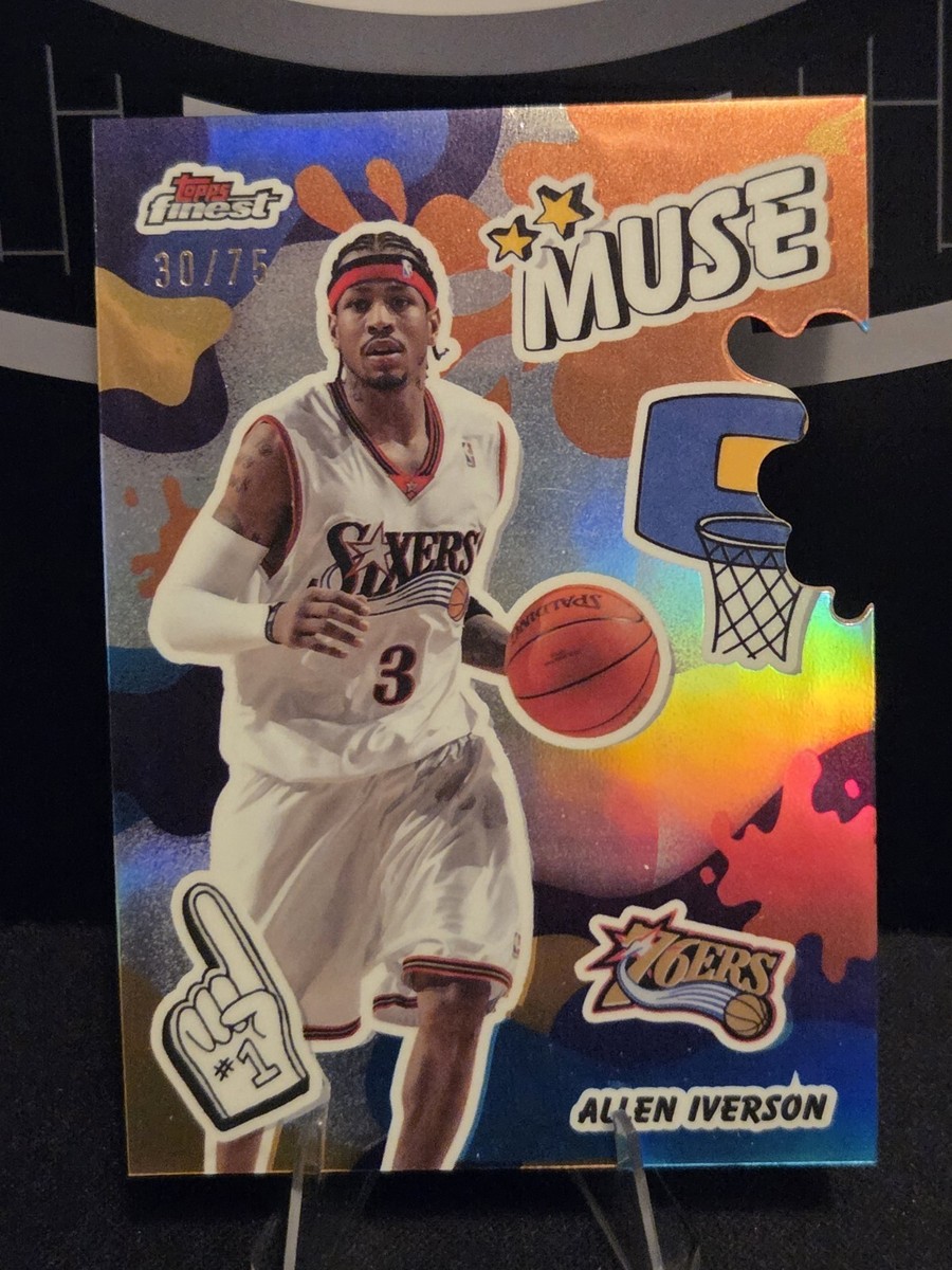 2025-26 Topps Finest Allen Iverson Muse DIE CUT REFRACTOR 30/75 M
