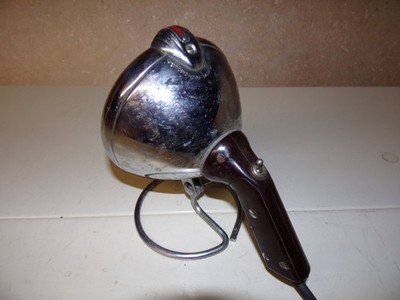 Vintage Hand Held Unity HD 12 6'' Volt Spot Light W/ Base, HD 11' Cord