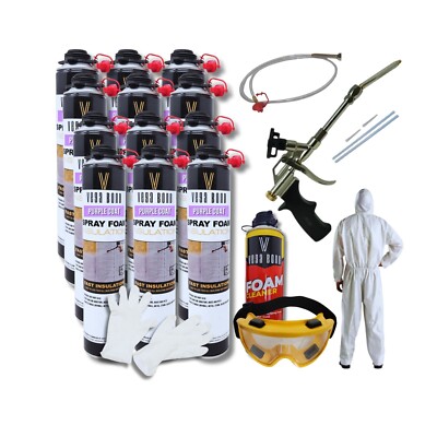 Vega Bond Purplecoat Single Component  Spray Foam Insulation 12-Pack Set-240BF