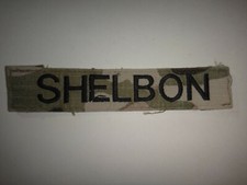 US Army OCP Name Tape SHELBON Pocket Patch