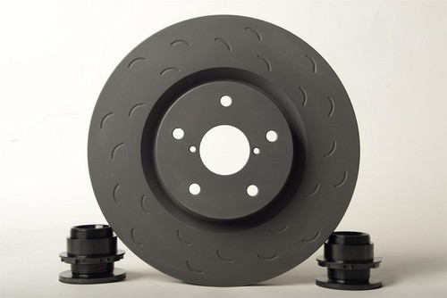 Hawk Front Disc Brake Rotor Fits 2009-2012 Chevrolet Express 4500 Talon Slotted - Picture 4 of 4