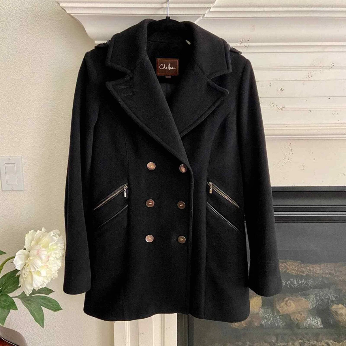 Cole top haan peacoat