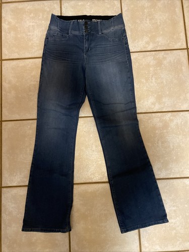 Laurie Felt Curve Silky Denim Boot-Cut 
