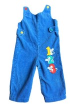 Vintage Carters Corduroy Overalls 18 Months Made In USA  23-26