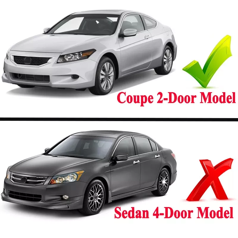 Parrilla superior parachoques delantero negro brillante 2 puertas para Honda Accord cupé 2008-2010 Foto 2 de 4