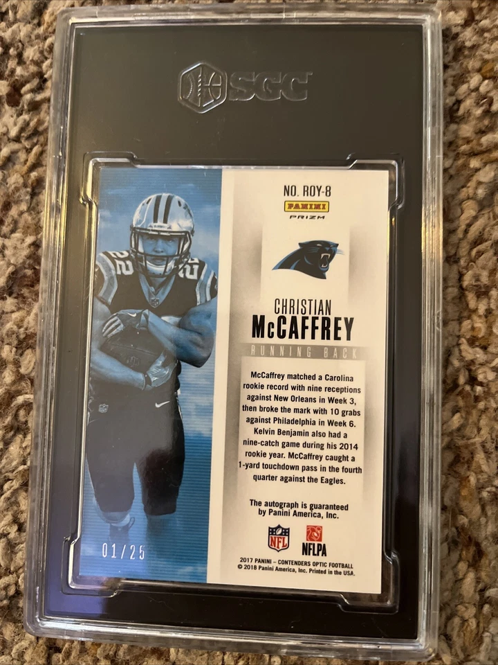 2017 Christian Mccaffrey Rookie Of The Year Auto!! - Image 4 of 4