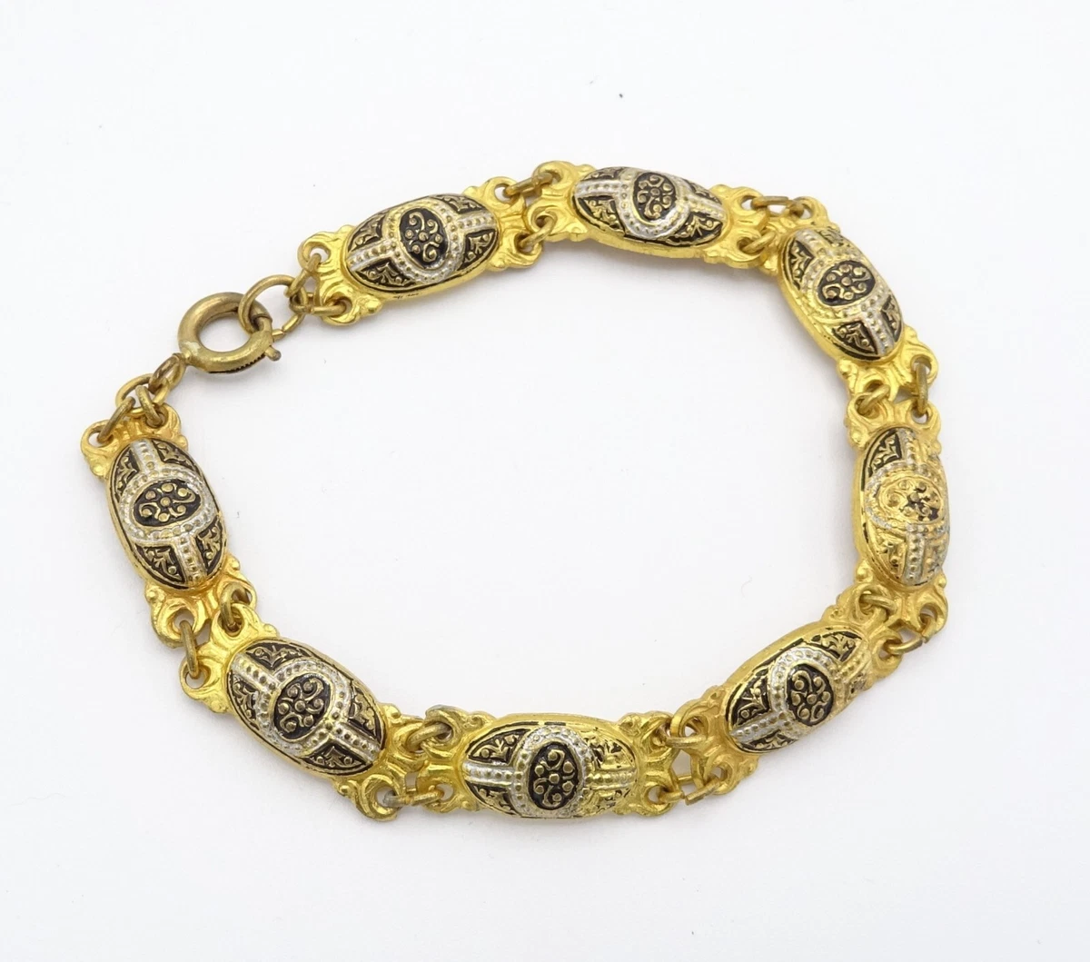 Spanish jewelry black and gold sale