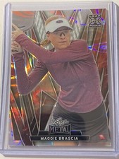 MAGGIE BRASCIA 2024 Leaf Metal Pickleball #42 Lava Galaxy XRC 3/3 (H4)