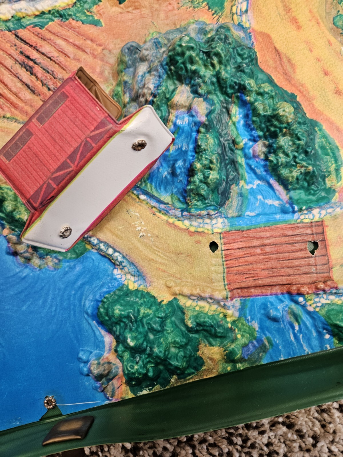 1970 Lesney Matchbox Country Playset Plastic Vinyl Case Sears Roebuck