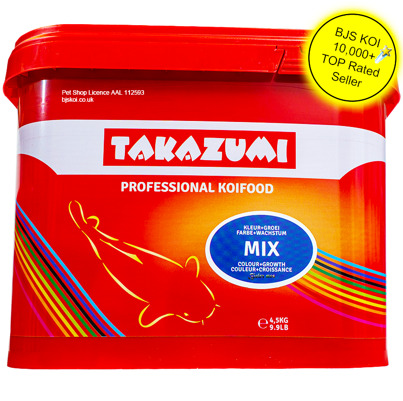 Takazumi Mix Koi Pond Food  Well-balanced Professional Fish Food 4.5 kg
