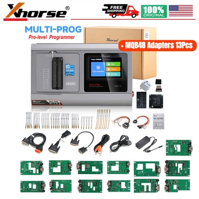 XHORSE MULTI-PROG Pro-level Programmer Clone E.CU TCU + MQB48 Adapters Full Set