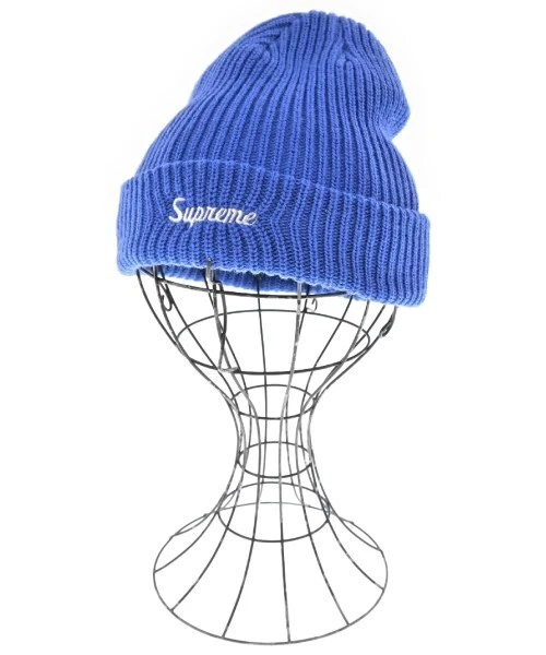 Casquette/bonnet tricot Supreme bleu 2200539655476