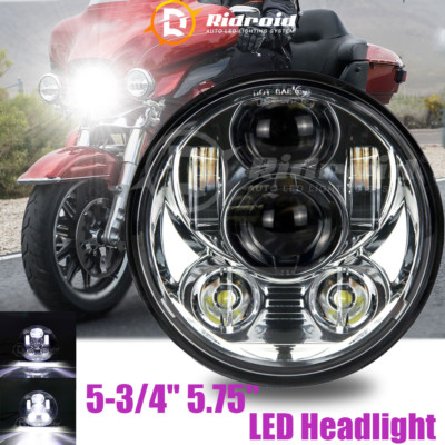 For Harley Sportster 84 XL 1200 883 Iron 5.75'' 5-3/4'' LED Headlight Hi-Low Beam