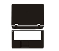 Pellicola adesiva per laptop in fibra di carbonio decalcomanie cover per ASUS G73 G73JW G73JH G73SW 17"