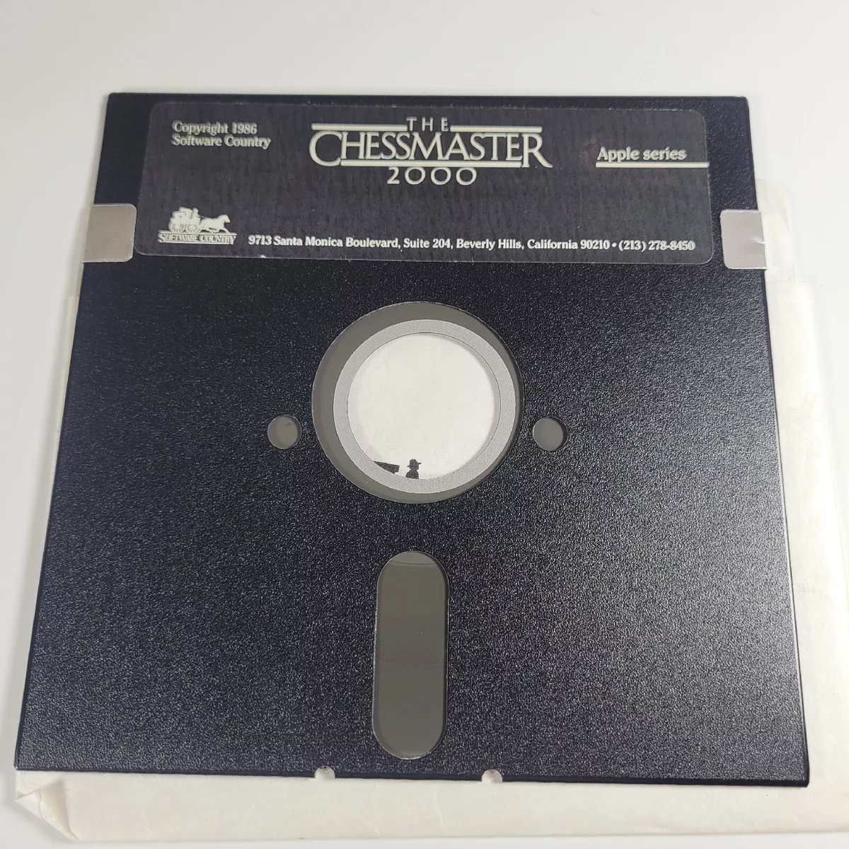 Vintage 1986 CHESSMASTER 2000 Software Country Toolworks Apple II video game