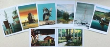 NOTECARDS Blank Original Artist Watercolor VARIETY PACK OF 8 With Envelopes 5X7
