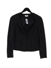 Hoss Intropia Women's Blazer Uk 12 Black Viscose