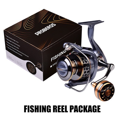 Fishing Reel Spool Spinning Reel 21KG Max Drag Metal Handle Saltwater Reel Carp