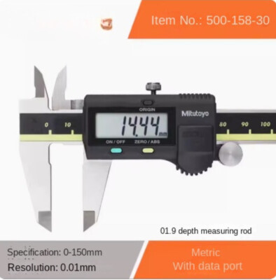 Electronic   digital calipers 0-150mm (500-158-30) metric/roller/with data #E9*