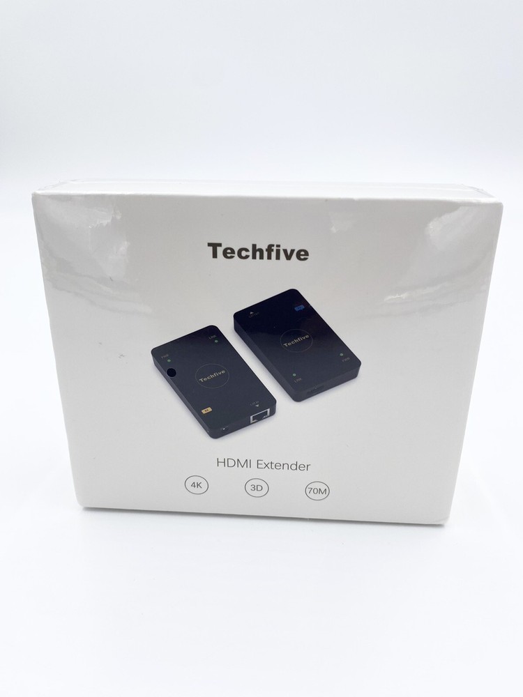 Techfive 70M HDMI Extender for Long-Range High-Definition Signal Transmission