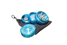 AmericanGrinder®️  2.5" (62 mm)  4 piece Super Sharp Heavy Duty Herb Grinder