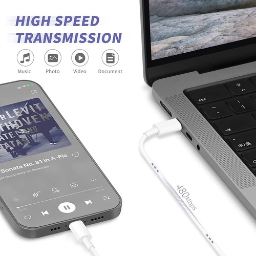 20W PD USB C Fast Charger Cable For Apple iPhone 14 13 12 11 Pro Max XR X 8 iPad - Picture 3 of 15