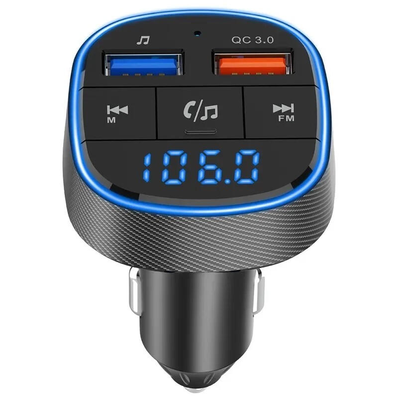 Car Bluetooth MP3 Player HiFi Sound Quality Multi-function Car Cigarette Lighter