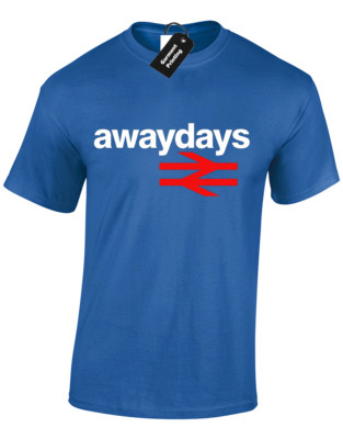 AWAY DAYS HERREN T-SHIRT FOOTBALL HOOLIGAN FREIZEITKLEIDUNG TRIMM TRABBS RETRO TOP