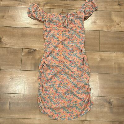 princess polly baby blue dress Tiger mist brown tan main image 1