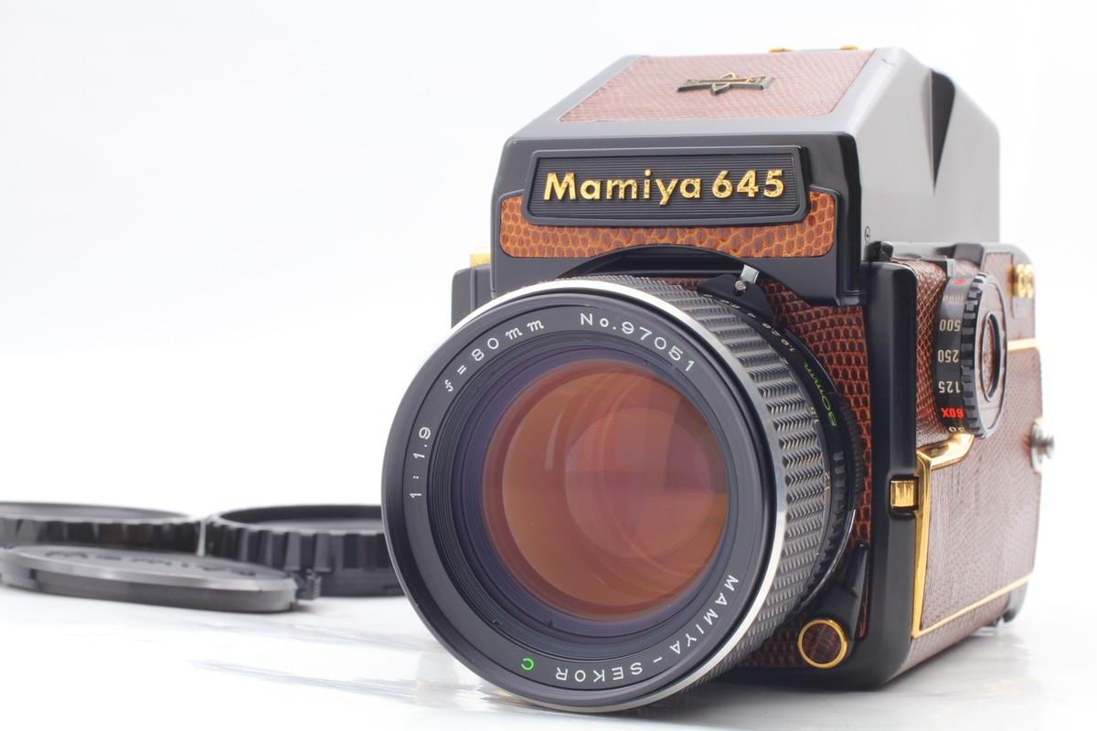 Rare [N MINT] Mamiya M645 Golden Lizard Film Camera 1000S C 80mm 