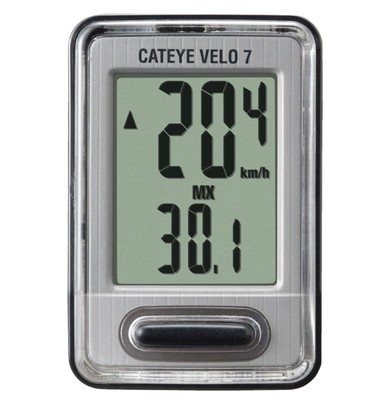 BICYCLE COMPUTER CATEYE CC-VL520 VELO-7 WIRED BK