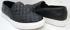 Steve Madden Black Quilted Slip-On Sneaker Style ELTR01S1, Women's Size 9.