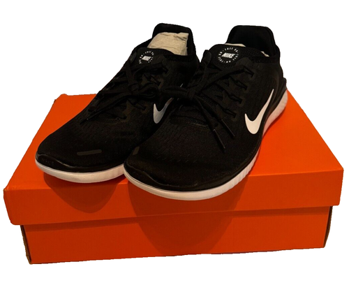 Nike Men's Free RN 2018 Black - Size 7 - Lightweight & Flexible Running Shoes - Picture 2 of 6