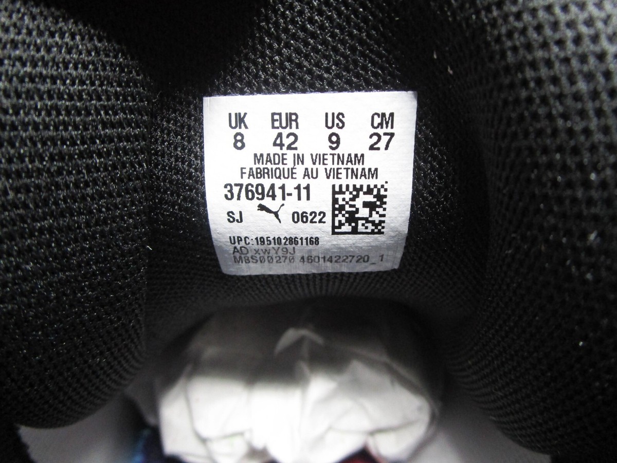 Puma MB1 Lo Mens 9 White Bluemazing Basketball Sneakers Shoes