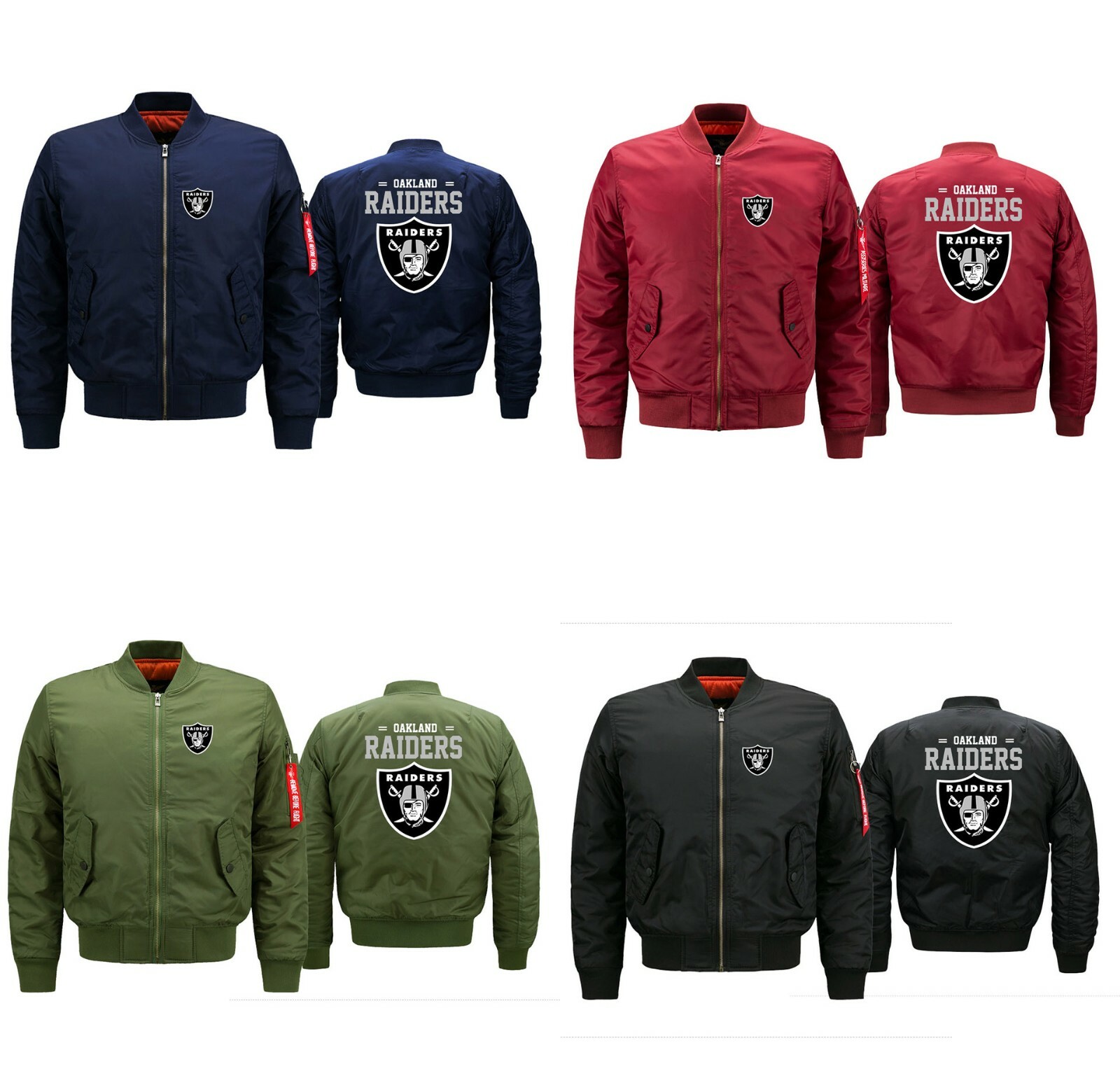 Las Vegas Raiders Military Army Jacket 
