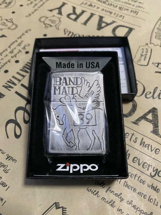 限定BAND-MAID 小鳩ミク 直筆サイン入り写真×本人デザインZippo
