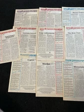 RARE Len Fulton 10 SMALL PRESS REVIEW Issues 1991 Large Lot L2
