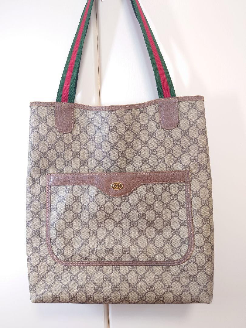 Vintage GUCCI Sherry Line Tote Bag #PFAICB