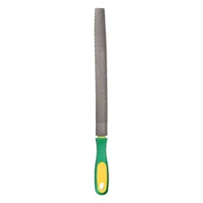 Wood Rasp File 10" Steel Half-Round Rasp File with Plastic Handle