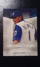 Andres Blanco KC Royals 2005 Skybox Autographics Purple Fleer No PRINT RUN WOW