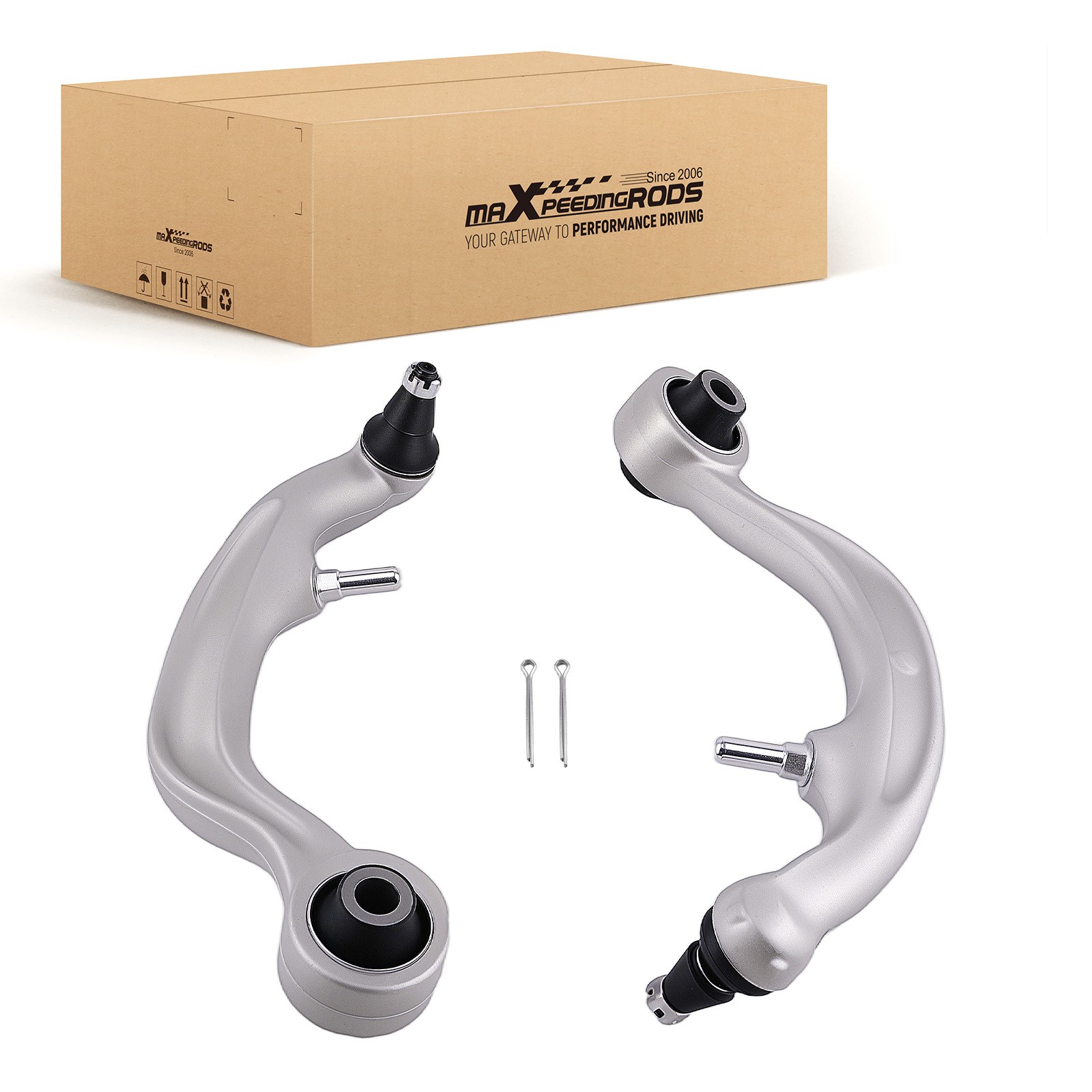 2PCS FRONT LOWER SUSPENSION WISHBONE CONTROL ARMS KIT FOR NISSAN 350Z 2002-2009 - Image 2