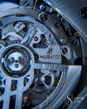 Hublot Spirit Of Big Bang 42 Blue Titanium Full Set Extra Strap 642.NX.7170.RX 5