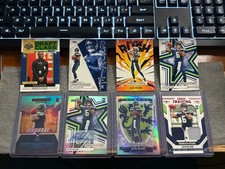 2025 PANINI ROOKIES AND STARS JALEN MILROE 8 CARD LOT 1 Auto / 2 Silver & Base