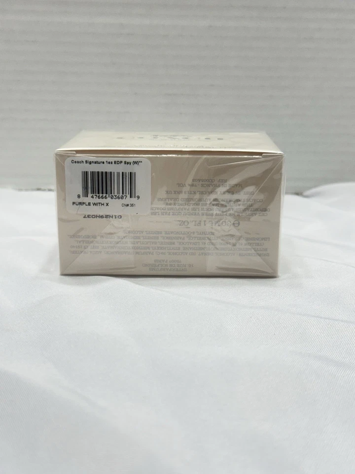 Nuevo eau de parfum Coach New York Signature para mujer 30 ml 1 fl. Regalo OZ Foto 3 de 4