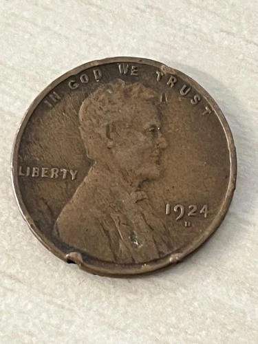 Photo of a 1924-D Lincoln Wheat Cent from an eBay listing that sold on Jul 20, 2026