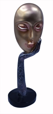 Modern Gold Resin Thinker Statues Artistic Figurines for Home & Office Decor