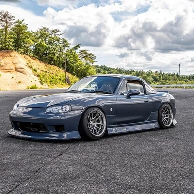 KBD Body Kits 4 Pc Polyurethane Full Body Kit For Mazda Miata 1999-2005 NB - Image 1 of 4