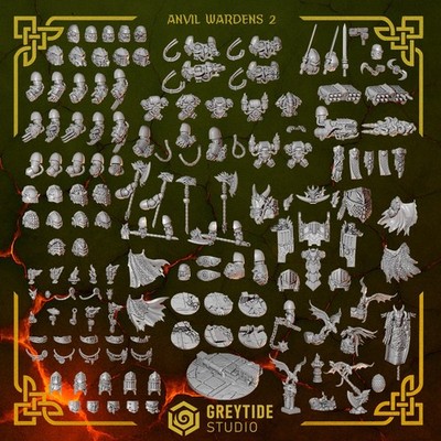 Anvil Warden 2 Upgrade Kit - Salamander Bits von Greytide Studio 