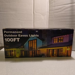 Permanent Outdoor Eaves Lights 100 Ft