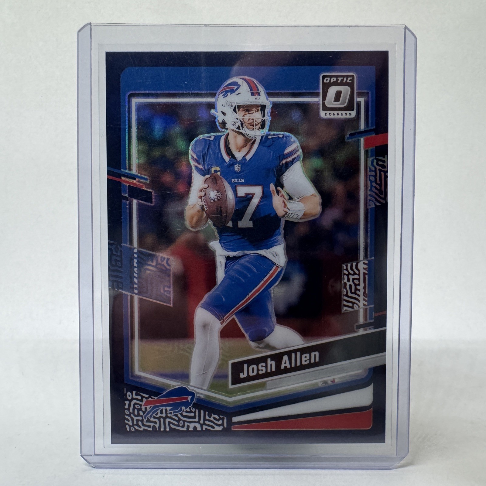 2023 Panini Donruss Optic Josh Allen #22 Purple /50 - Sharp Corners